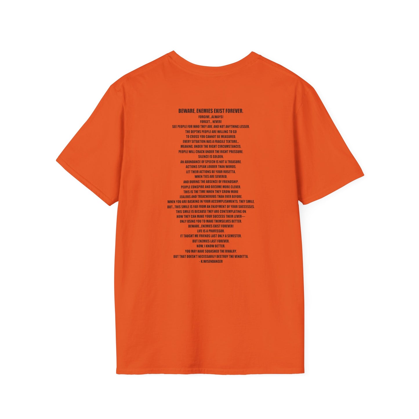 B.E.E.F. Unisex Softstyle T-Shirt - Basically Enemies Exist Forever Statement Tee