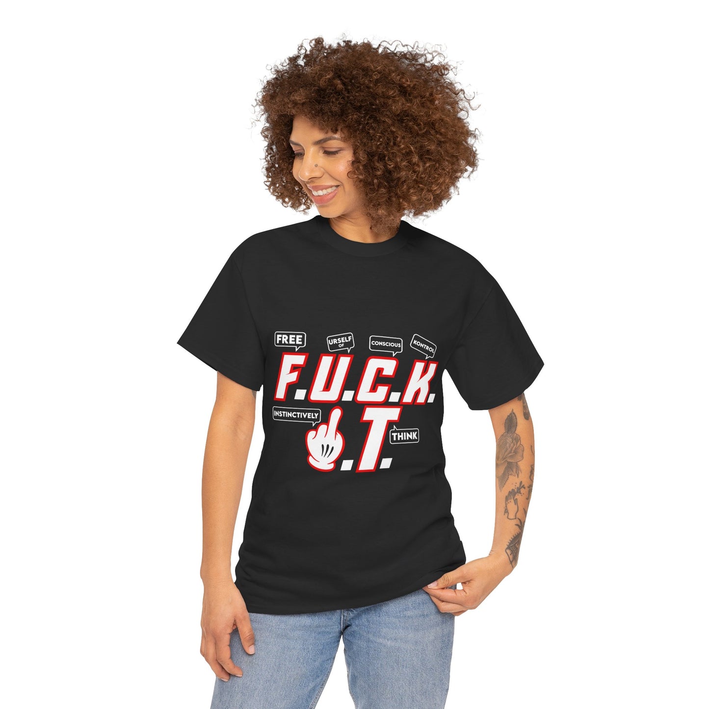 Bold Statement Unisex Tee - F.U.C.K. I.T. Graphic Shirt