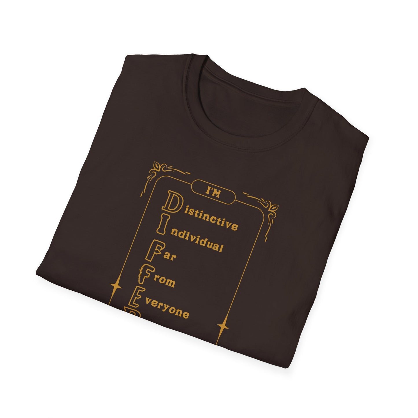 I'M D.I.F.F.E.R.E.N.T. Unisex Inspirational T-Shirt, Motivational Tee, Gift for Friends, Positive Affirmation Shirt, Casual Wear, Everyday Inspiration