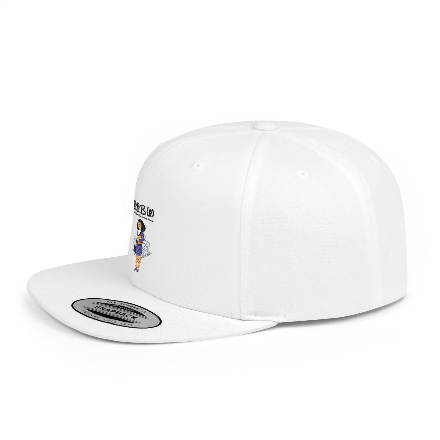 B.B.B.W. Stylish Flat Bill Snapback Hat for Trendy Fashion Lovers, Cool Gift, Casual Wear, Street Style, Summer Accessory