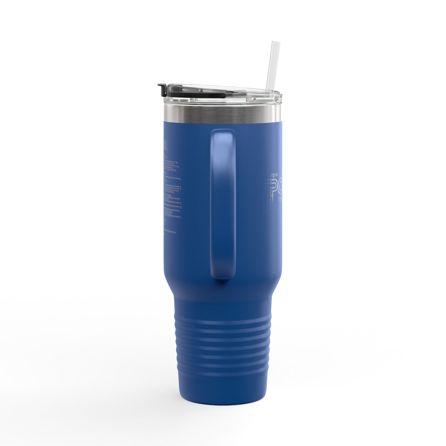 P.O.L.I.C.E. (Professional Officer of Law Improving Communities on Earth) Insulated Travel Mug, 40oz -for Law Enforcement