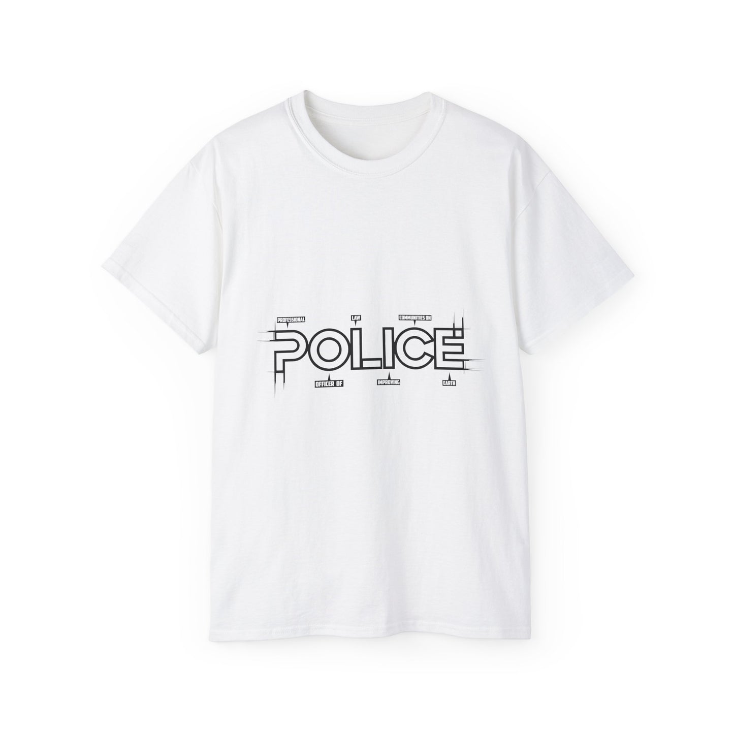 Unisex Police Statement Tee - Ultra Cotton T-Shirt for Everyday Style