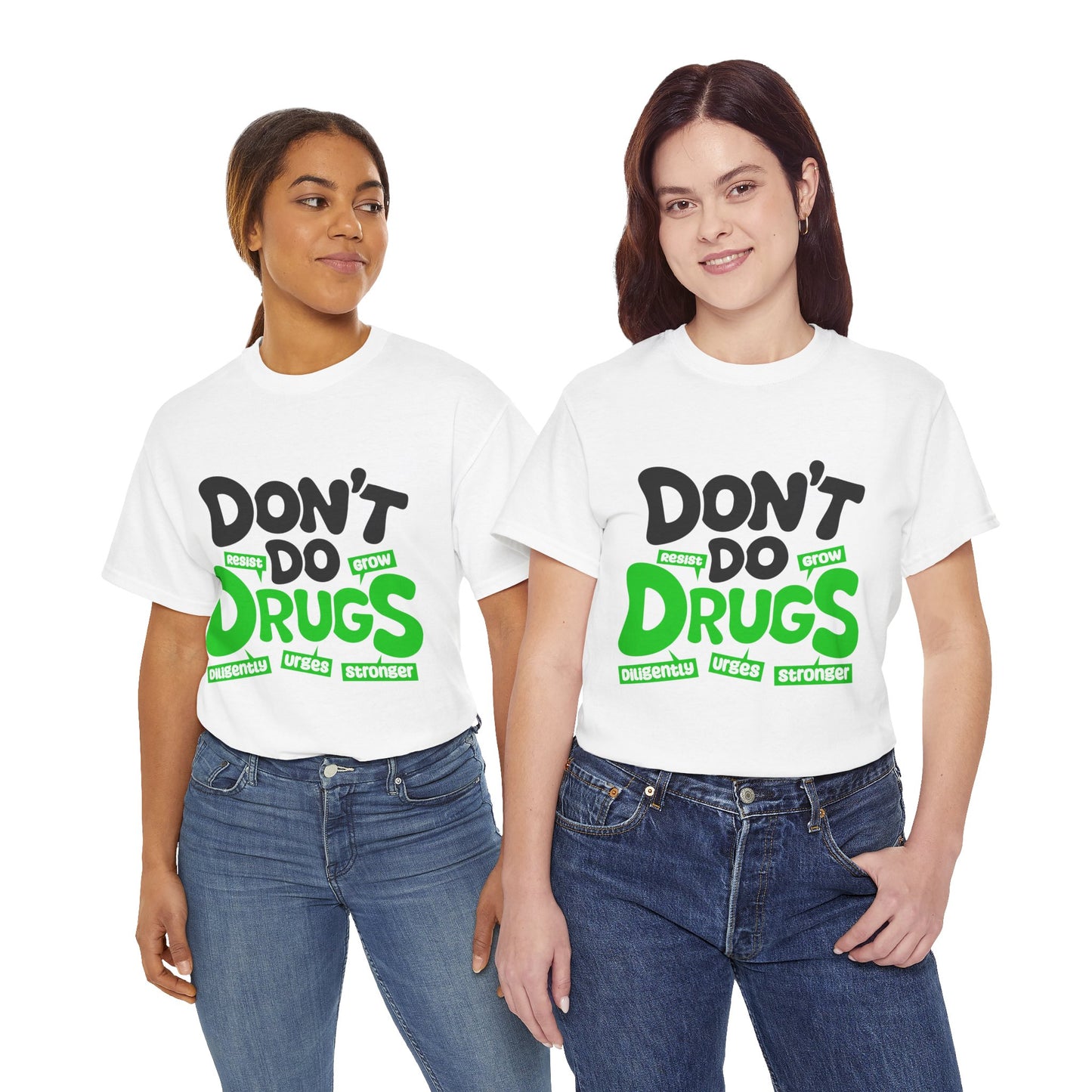 Don't Do Drugs Awareness Unisex Heavy Cotton Tee