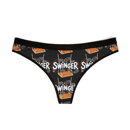 Swinger Women's Thongs, Fun Lingerie, Cheeky Underwear, Flirty Gift, Party Wear