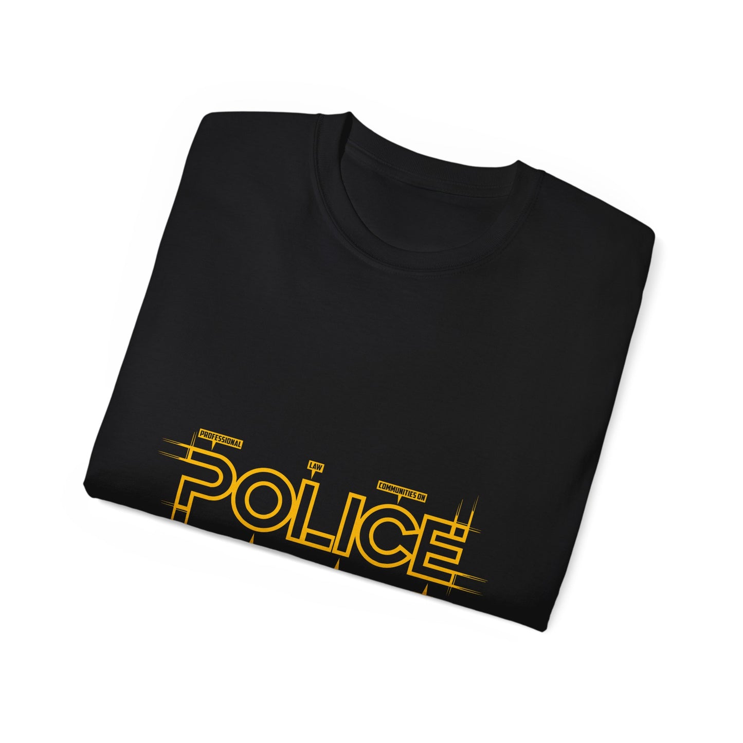 P.O.L.I.C.E. "Professional Officer of Law Improving Communities On Earth" Statement Tee - Ultra Cotton T-Shirt for Everyday Style