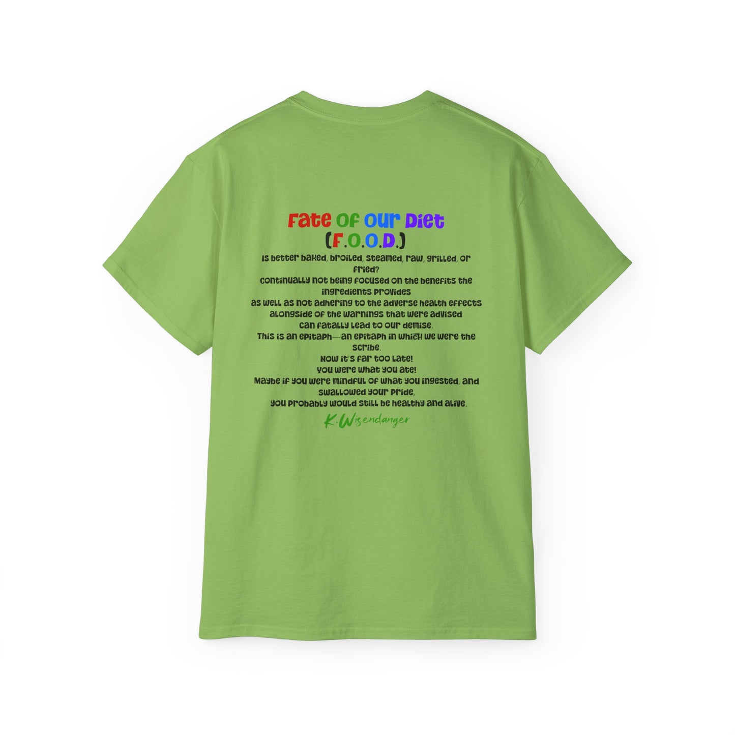F.O.O.D.I.E. (Fascinating Obsessive Desires Involving Eating) Ultra Cotton Tee - Celebrate Culinary Passion