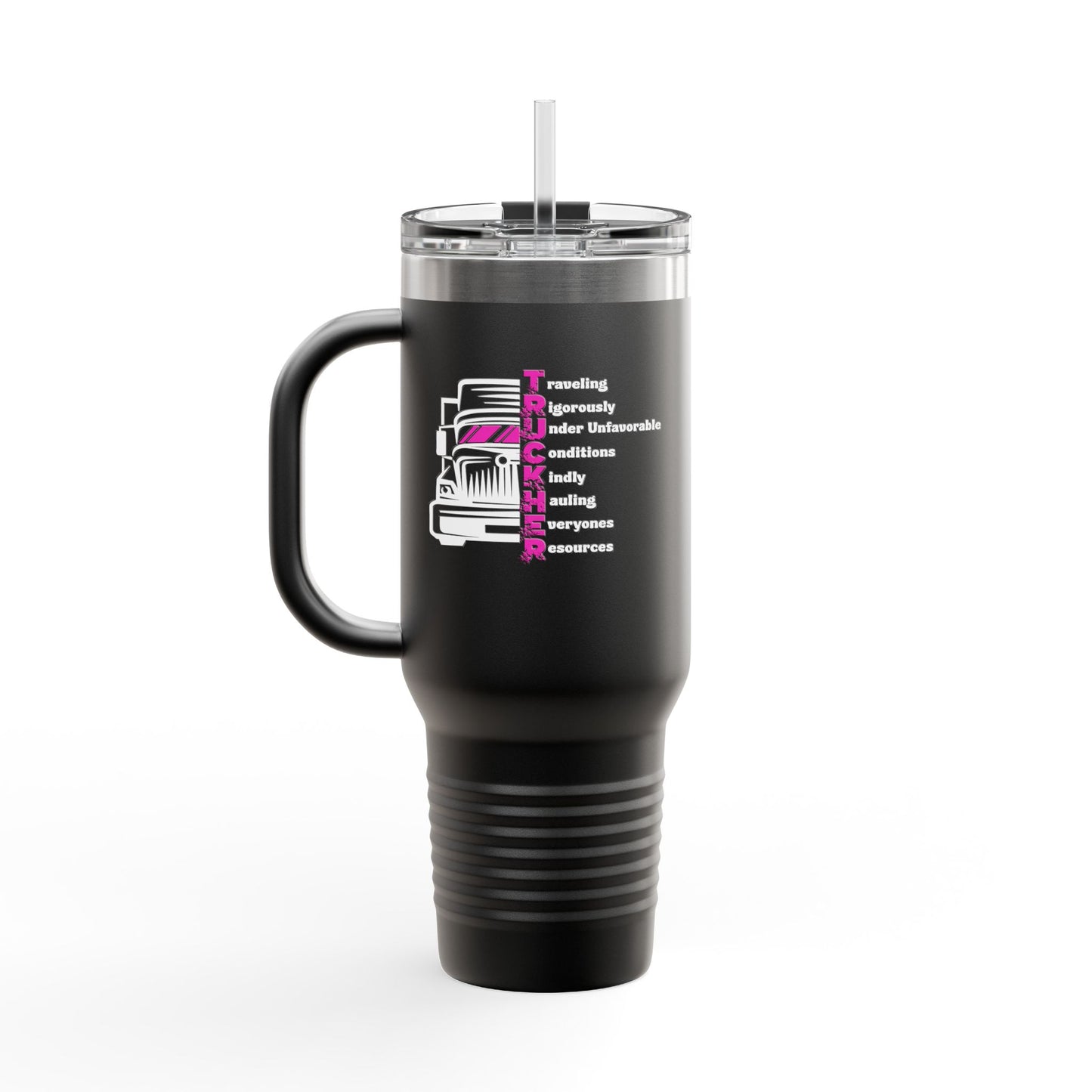 T.R.U.C.K.E.R. Insulated Travel Mug, 40oz - Stylish and Practical, Perfect for On-the-Go Coffee Lovers, Road Trips, Camping, Gift for Travelers, [...]