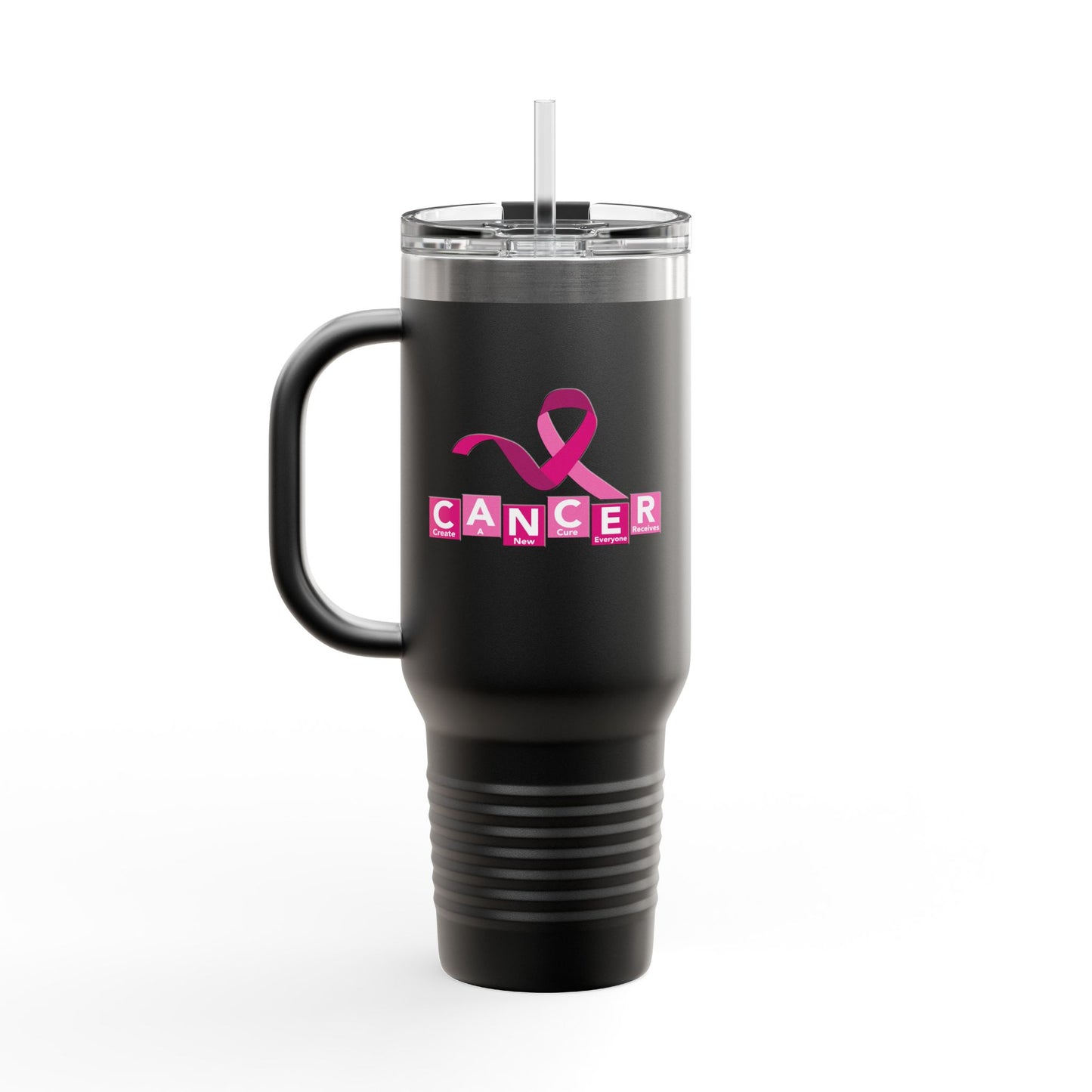 C.A.N.C.E.R. (Create A New Cure Everyone Receives) Insulated Travel Mug, 40oz with Inspirational Quote, Perfect for Coffee Lovers, Travel Enthusiasts, Gifts for Her, Motivational [...]