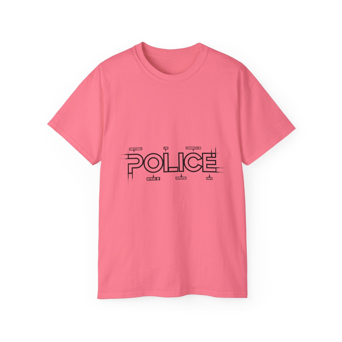 Unisex Police Statement Tee - Ultra Cotton T-Shirt for Everyday Style