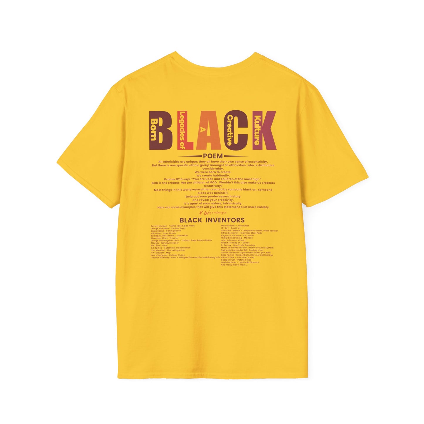 N.I.G.G.A. Diversity Matters Unisex Softstyle T-Shirt - Celebrate Unique Perspectives