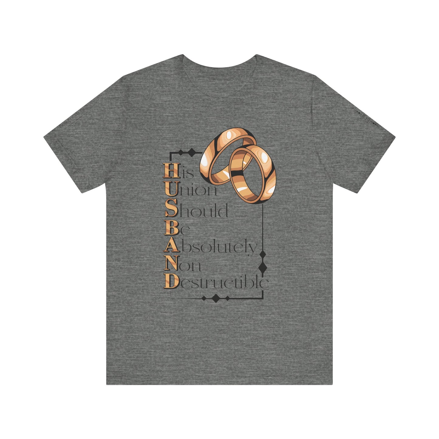 Inspirational Husband Tee - Perfect Gift for Weddings & Anniversaries