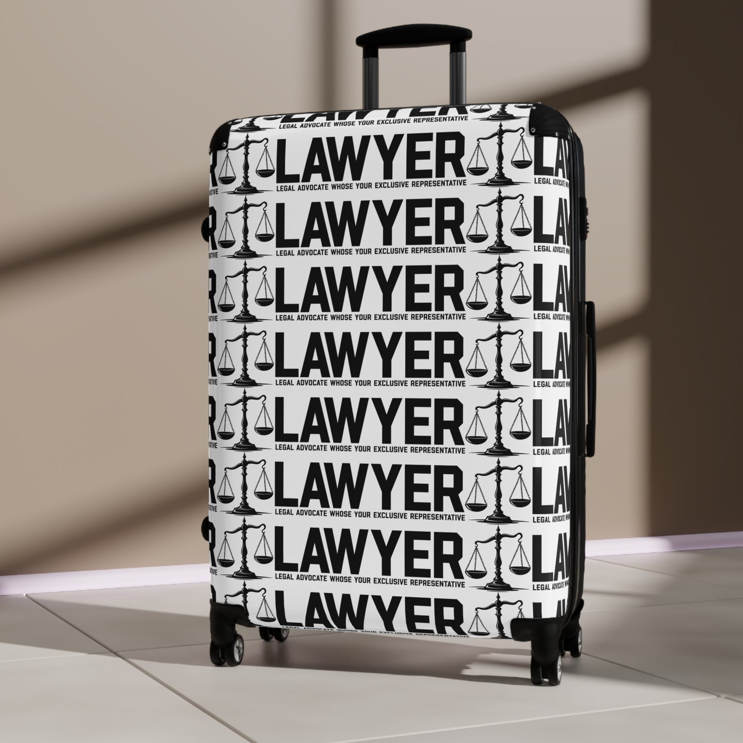Lawyer Luggage Bag, Legal Professional Travel Case, Vacation Suitcase, Gift for Attorneys, Business Trip Bag
