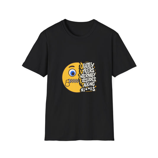 Q.U.I.E.T. NI**AS Graphic T-Shirt: Quote Tee, Gift for Introverts, Casual Wear