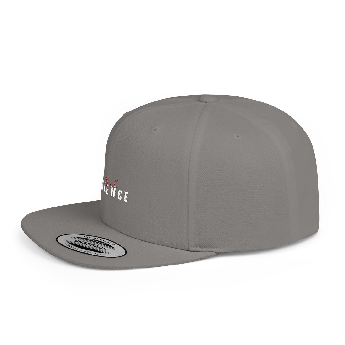 Move In S.I.L.E.N.C.E. Sleek Flat Bill Snapback Hat, Cool Urban Hat, Trendy Cap, Street Style Accessory, Gift for Him/Her, Casual Fashion Must-Have