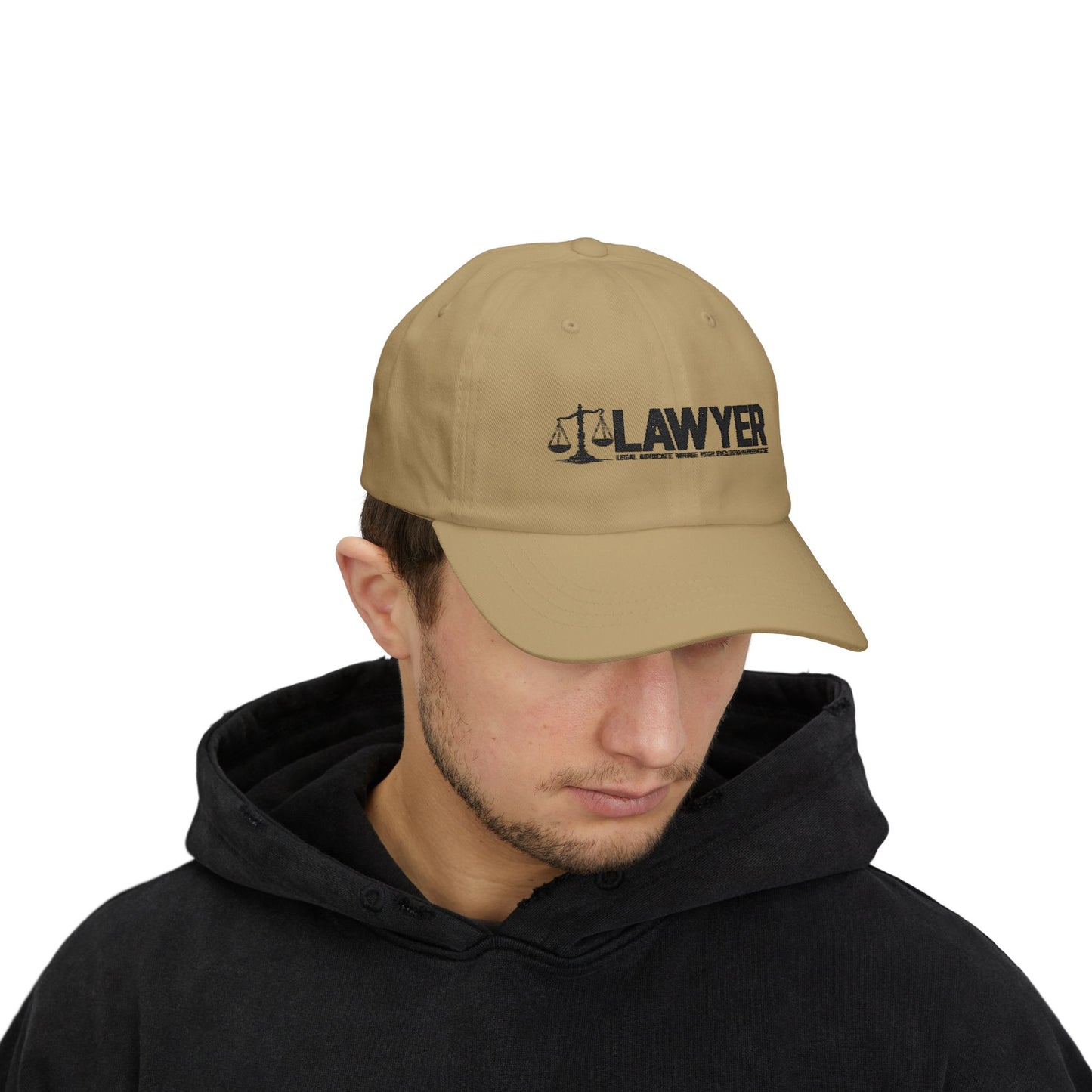 L.A.W.Y.E.R. Classic Dad Cap | Adjustable Hat for Legal Professionals | Gift for Lawyers, Law Students, Graduation, Father’s Day