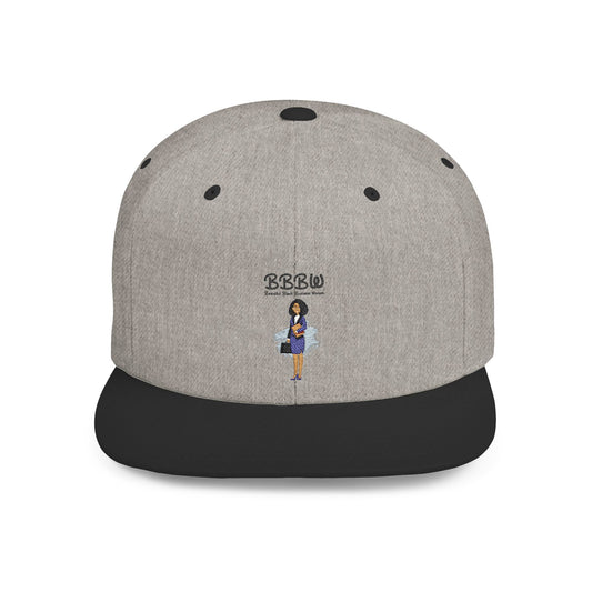 B.B.B.W. Stylish Flat Bill Snapback Hat for Trendy Fashion Lovers, Cool Gift, Casual Wear, Street Style, Summer Accessory