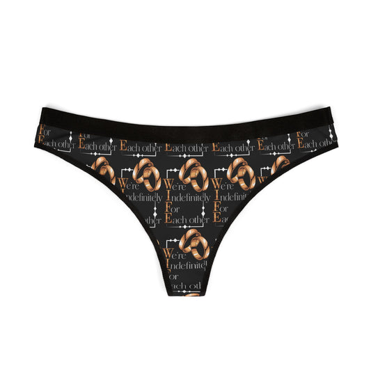 W.I.F.E. Thongs (We're Indefinitely For Each Other) - Fun & Flirty, Perfect for Everyday Wear, Gifts, Lingerie, Special Occasions, Empowerment