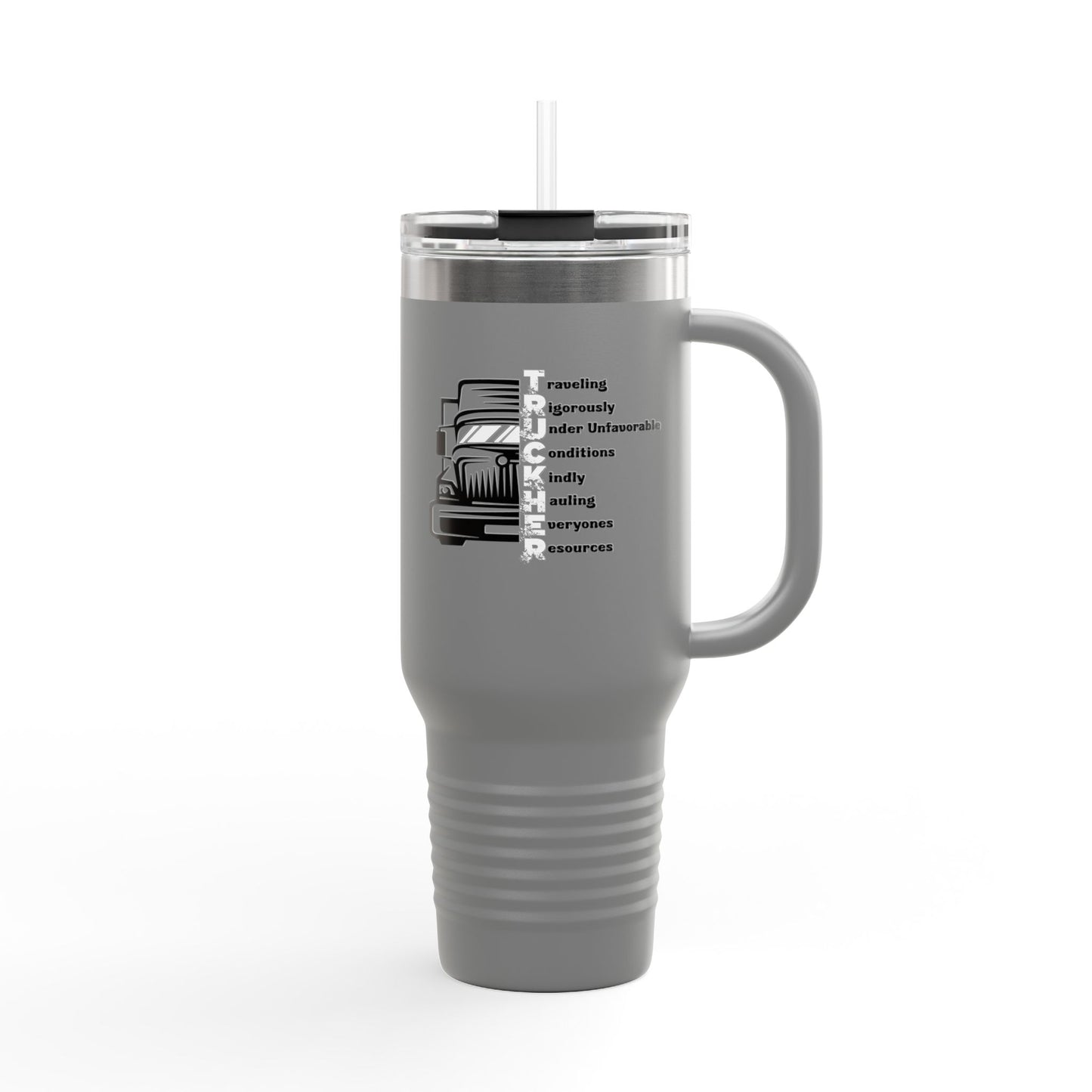 T.R.U.C.K.E.R. Insulated Travel Mug, 40oz - Stylish and Practical, Perfect for On-the-Go Coffee Lovers, Road Trips, Camping, Gift for Travelers, [...]
