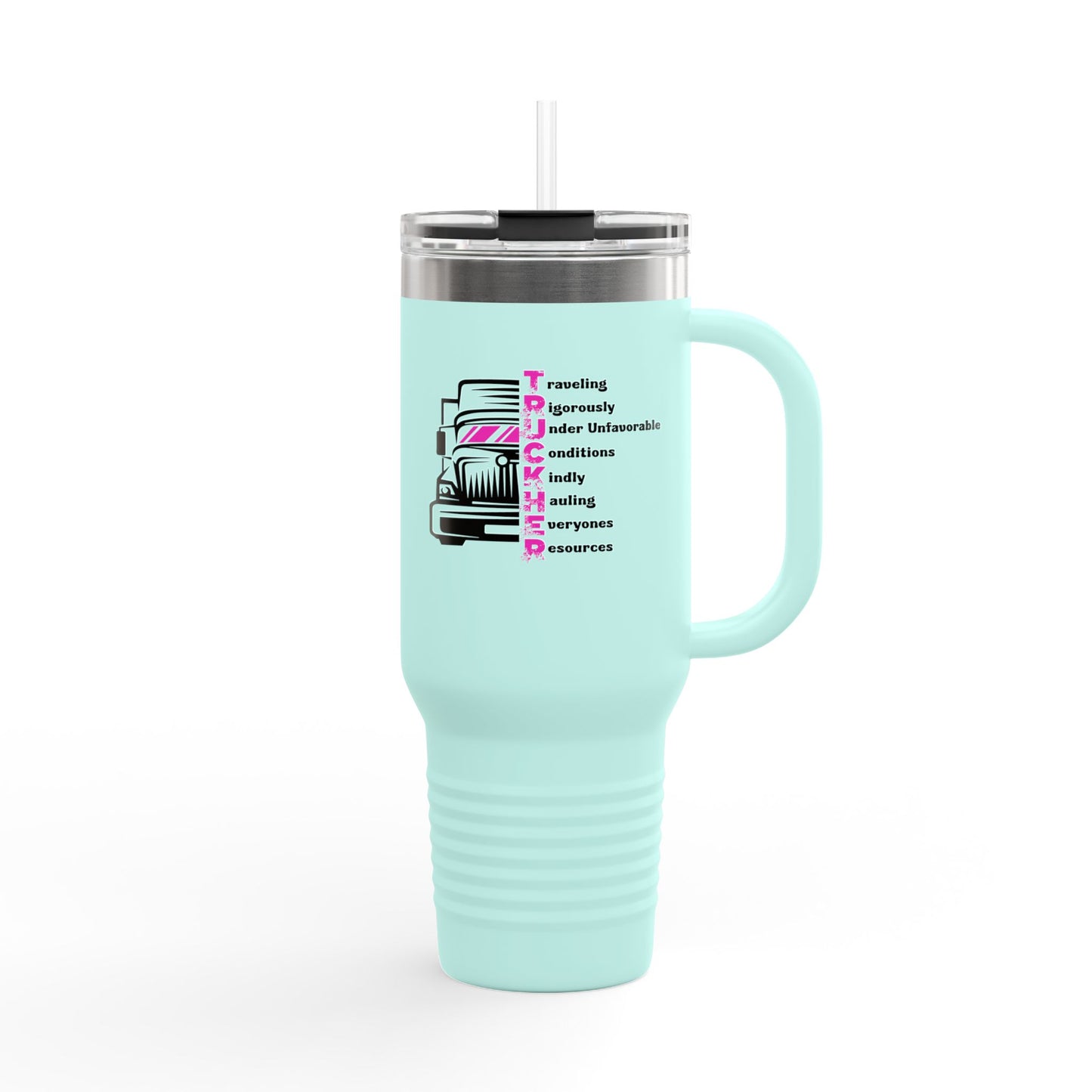 T.R.U.C.K.E.R. Insulated Travel Mug, 40oz - Stylish and Practical, Perfect for On-the-Go Coffee Lovers, Road Trips, Camping, Gift for Travelers, [...]