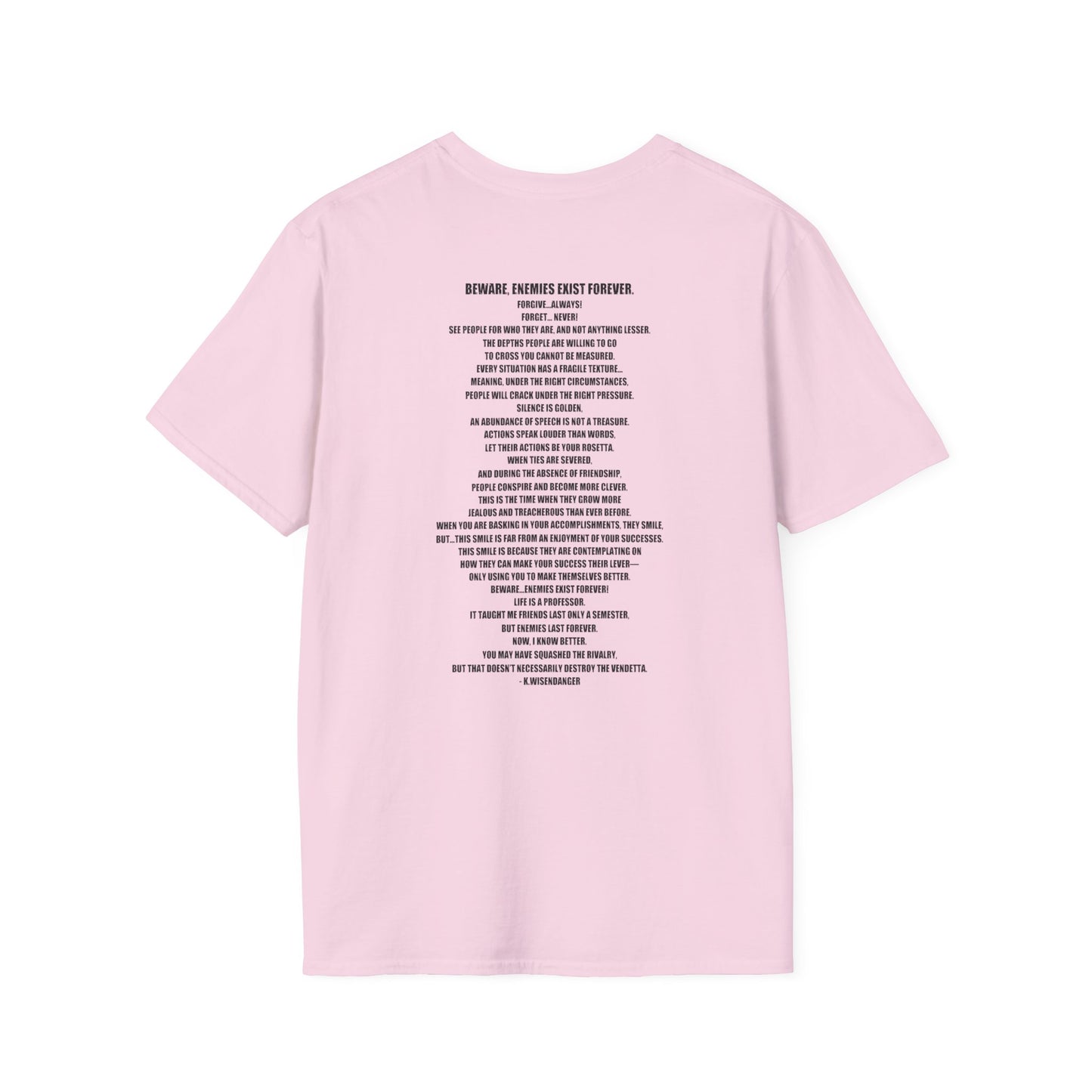 B.E.E.F. Unisex Softstyle T-Shirt - Basically Enemies Exist Forever Statement Tee