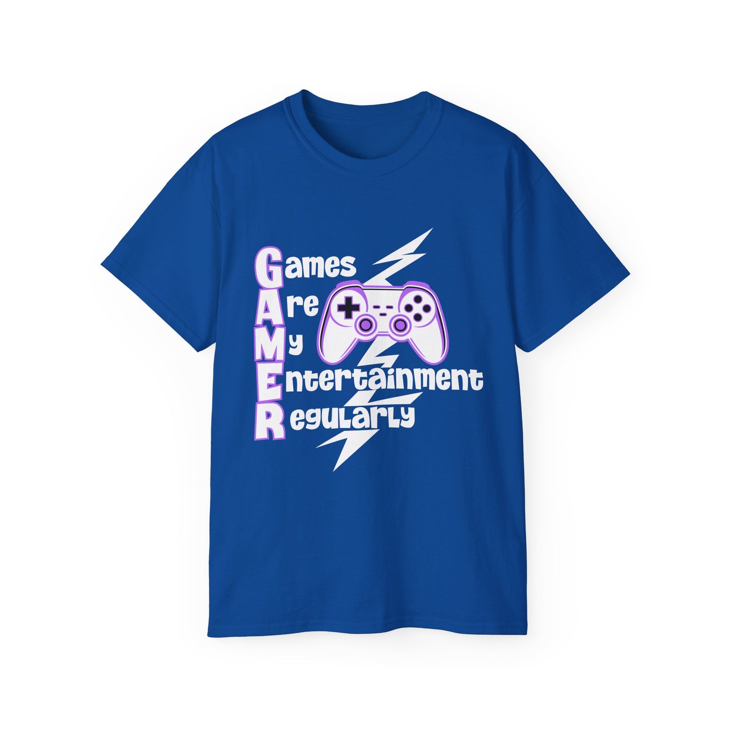 GAMER - Games Are My Entertainment Regularly Unisex Ultra Cotton Tee