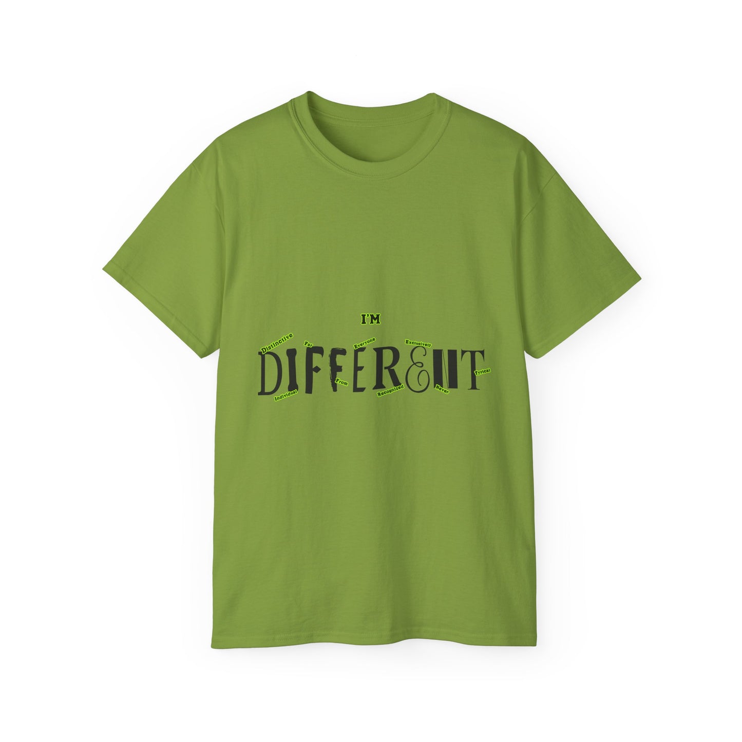 I'm D.I.F.F.E.R.E.N.T. Unisex Ultra Cotton Tee - Fun Fashion, Casual Wear, Gift for Friends, Unique Style, Statement T-Shirt