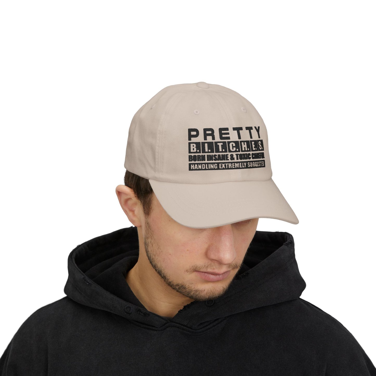 PrettyB.I.T.C.H.E.S.  Adjustable Hat, Cool Casual Accessory, Gift for Friends, Trendy Baseball Cap