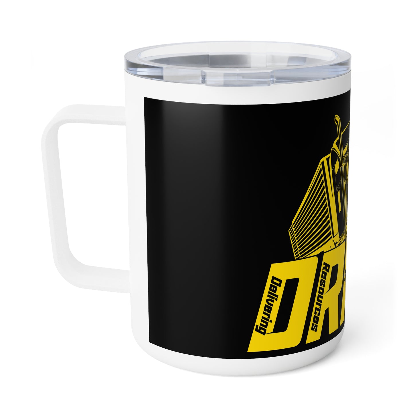 Truck D.R.I.V.E.R. Insulated Coffee Mug - Perfect Gift for Truckers, Ride Share Drivers, Driving Enthusiasts