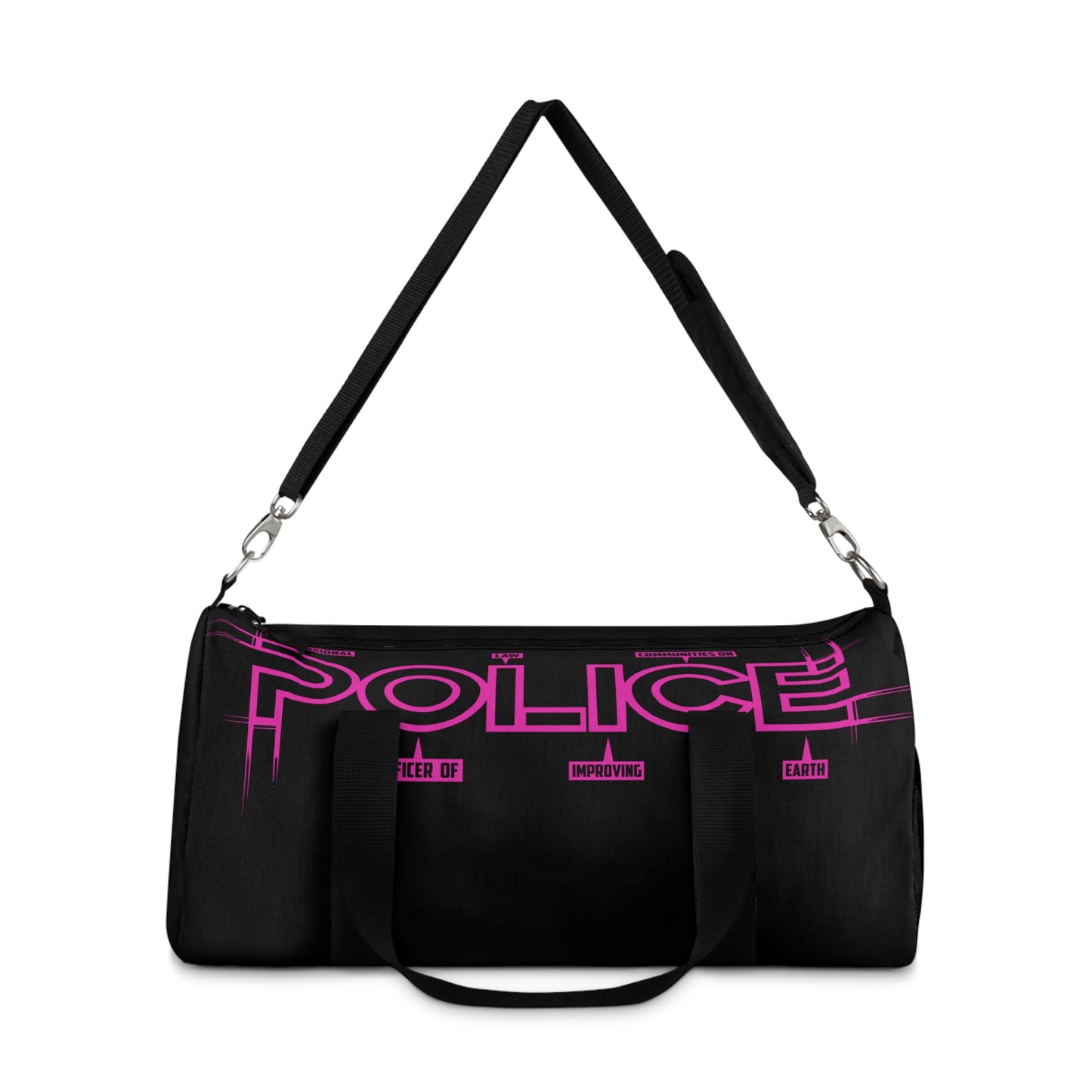P.O.L.I.C.E. Stylish Police Duffel Bag, Gym Bag, Weekend Travel Bag, Sports Bag, Customizable Tote for Officers and Fitness Enthusiasts