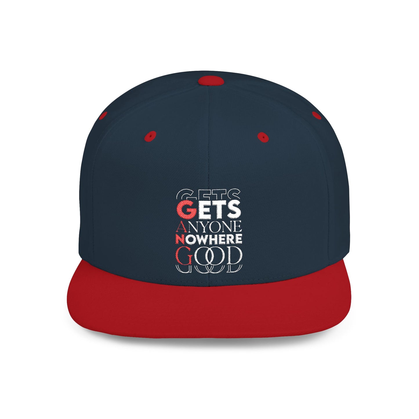 Trendy Flat Bill Snapback Cap, Bold Streetwear Hat, Perfect Gift for Teens, Casual Everyday Wear, Fashion Statement