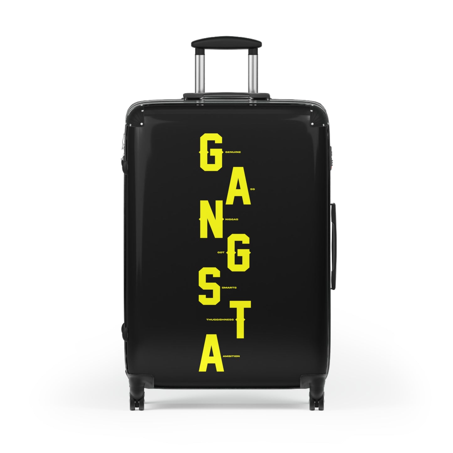 Gangsta Suitcase - Travel Bag for Adventurers, Fun Vacation Luggage, Perfect for Street Style, Gift for Travelers