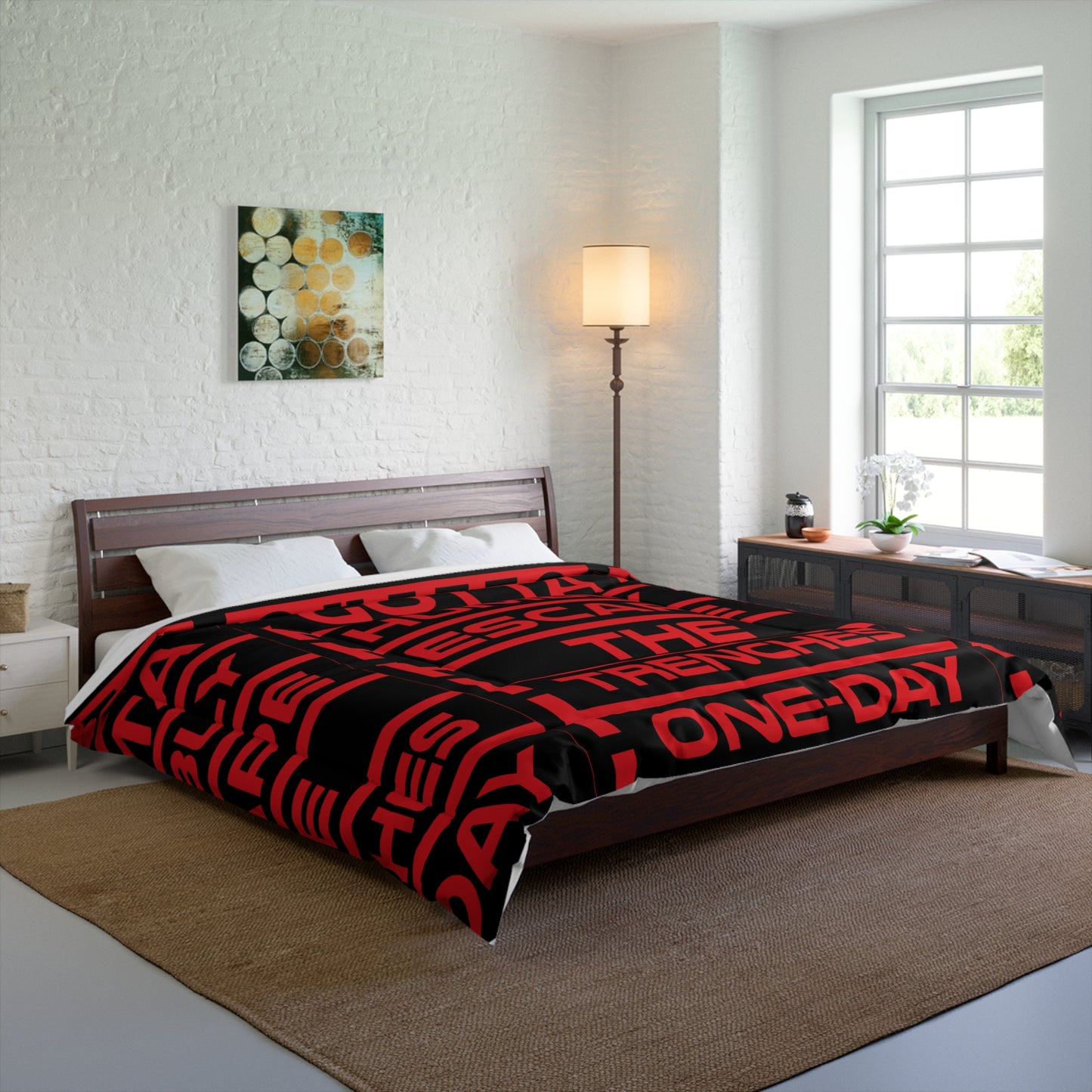 G.H.E.T.T.O. Urban Comforter - Ghetto Inspired Design for Cozy Vibes, Perfect for Home Decor, Gifts, and Streetwear Aesthetic