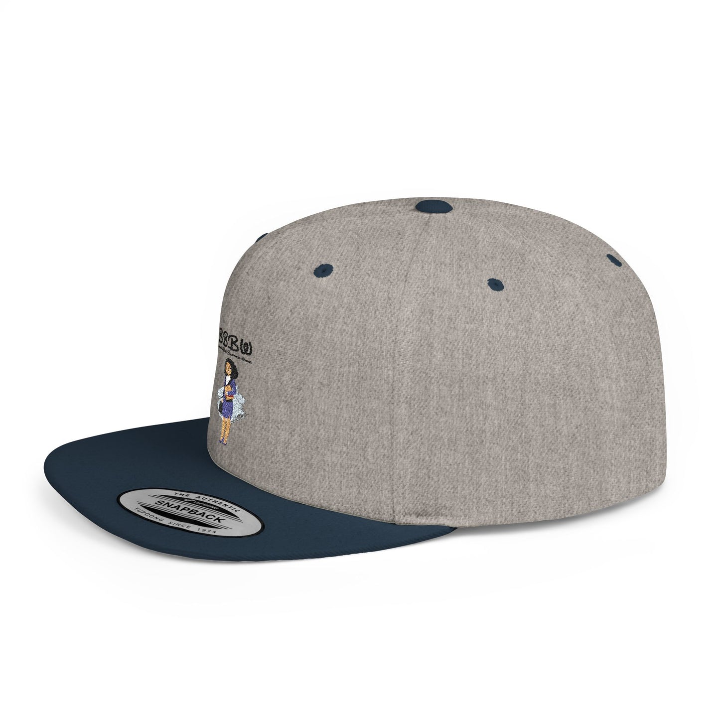 B.B.B.W. Stylish Flat Bill Snapback Hat for Trendy Fashion Lovers, Cool Gift, Casual Wear, Street Style, Summer Accessory
