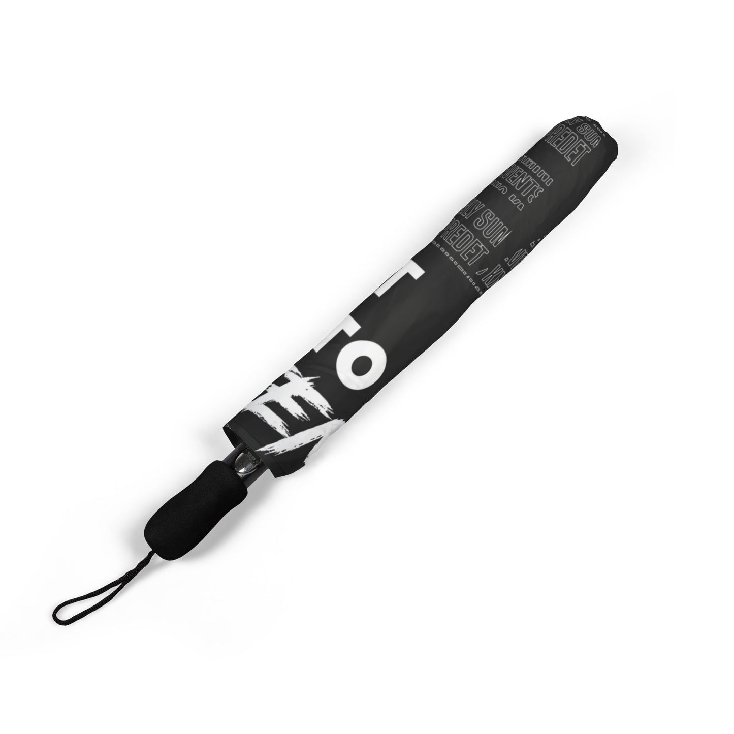 S.P.E.A.K. It Into Existence Stylish Semi-Automatic Umbrella, Trendy Rain Gear, Compact Travel Umbrella