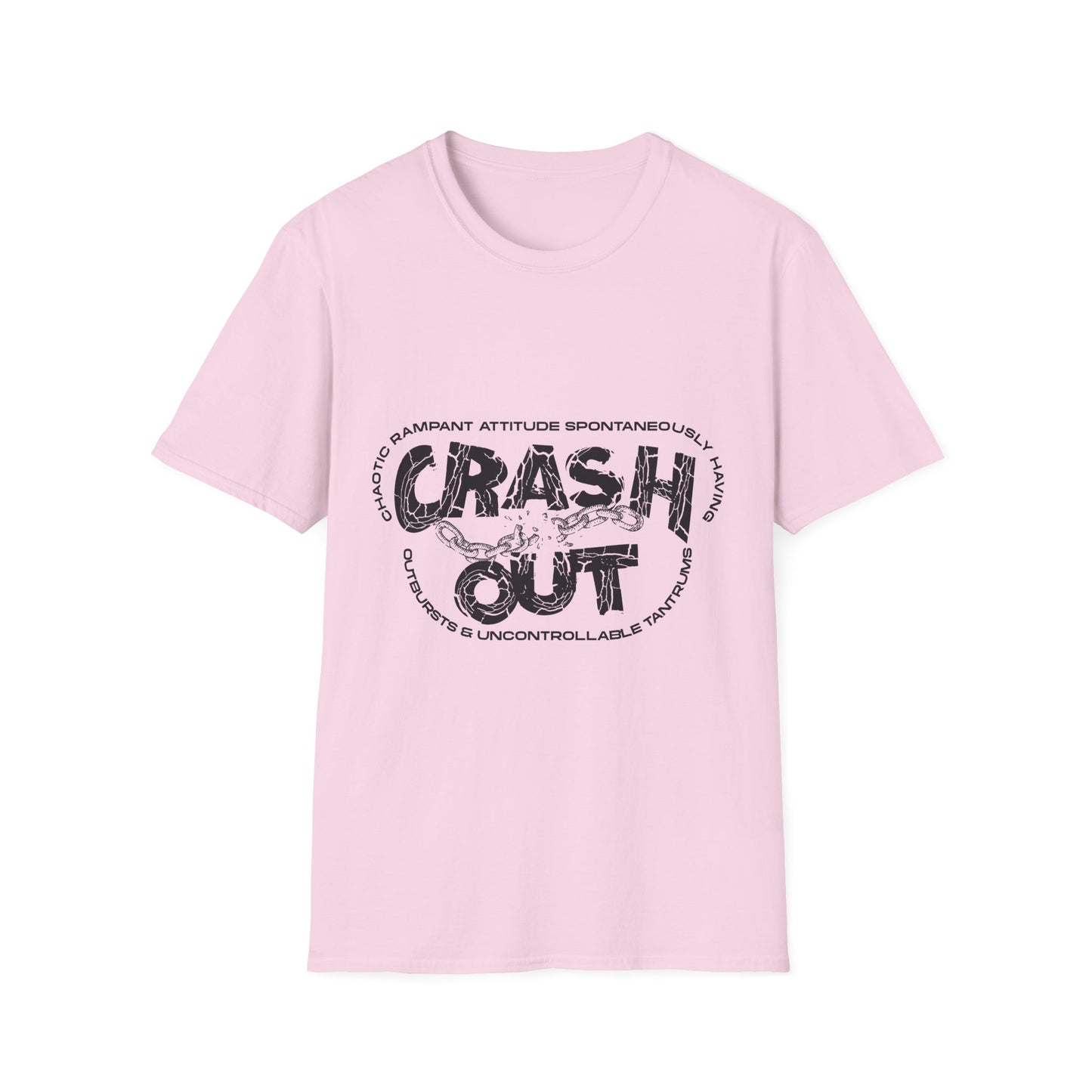 C.R.A.S.H. O.U.T. Unisex T-Shirt - Relaxed Style for Casual Days, Perfect for Everyday Wear, Gift Idea for Friends, Great for Lounging, Summer [...]