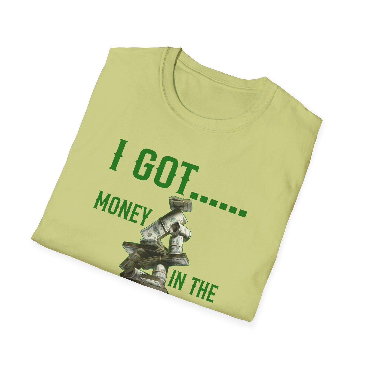 I Got Money In The B.A.N.K. Money T-Shirt, Funny Graphic Tee, Gift for Him/Her, Casual Wear, Birthday Gift, Holiday Apparel