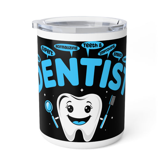 Charming D.E.N.T.I.S.T. Insulated Coffee Mug, 10oz | Perfect Gift for Dental Professionals, Funny Coffee Cup, Unique Dental Humor, Coffee [...]