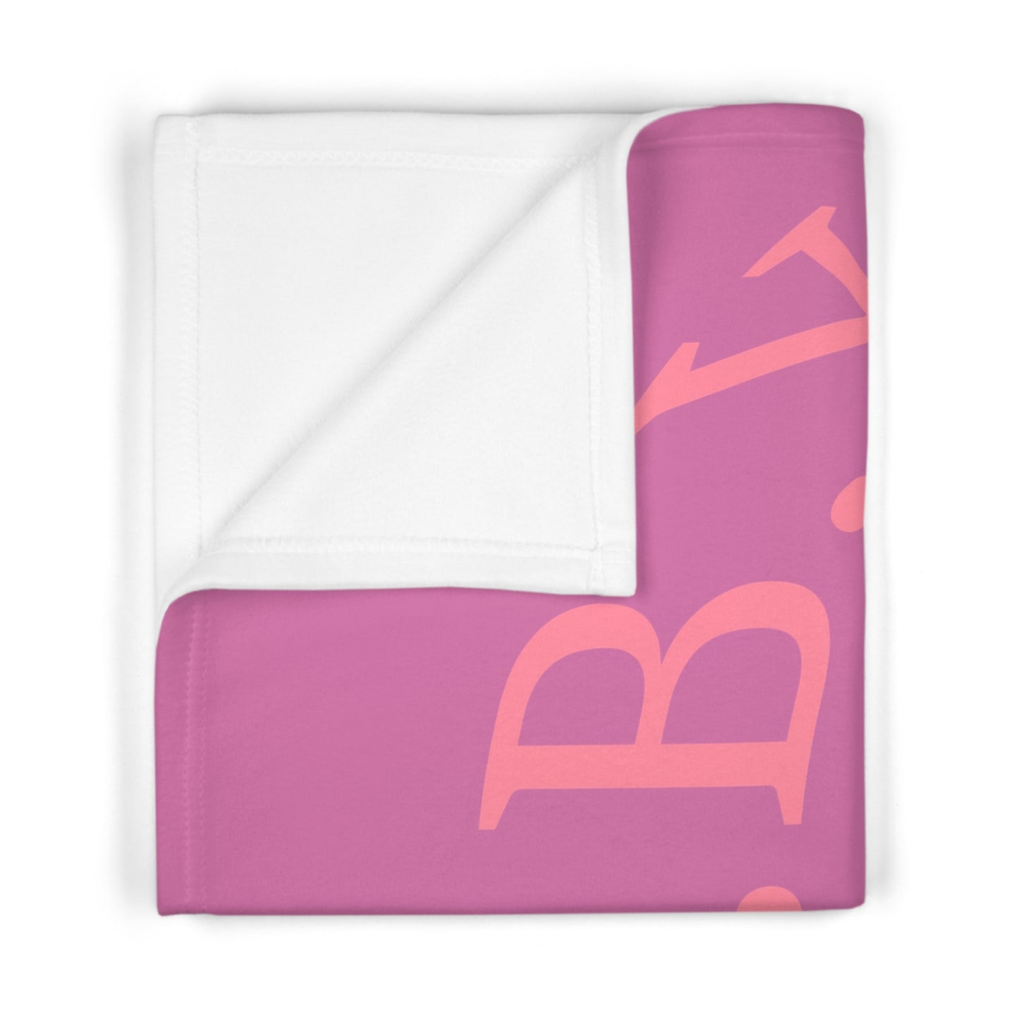 Cozy B.A.B.Y. (Born All Because of Ya'll) Blanket, Soft Fleece Blanket for Infants, Perfect Baby Shower Gift, Nursery Décor, Gender-Neutral Baby Gift, Keepsake for Newborns