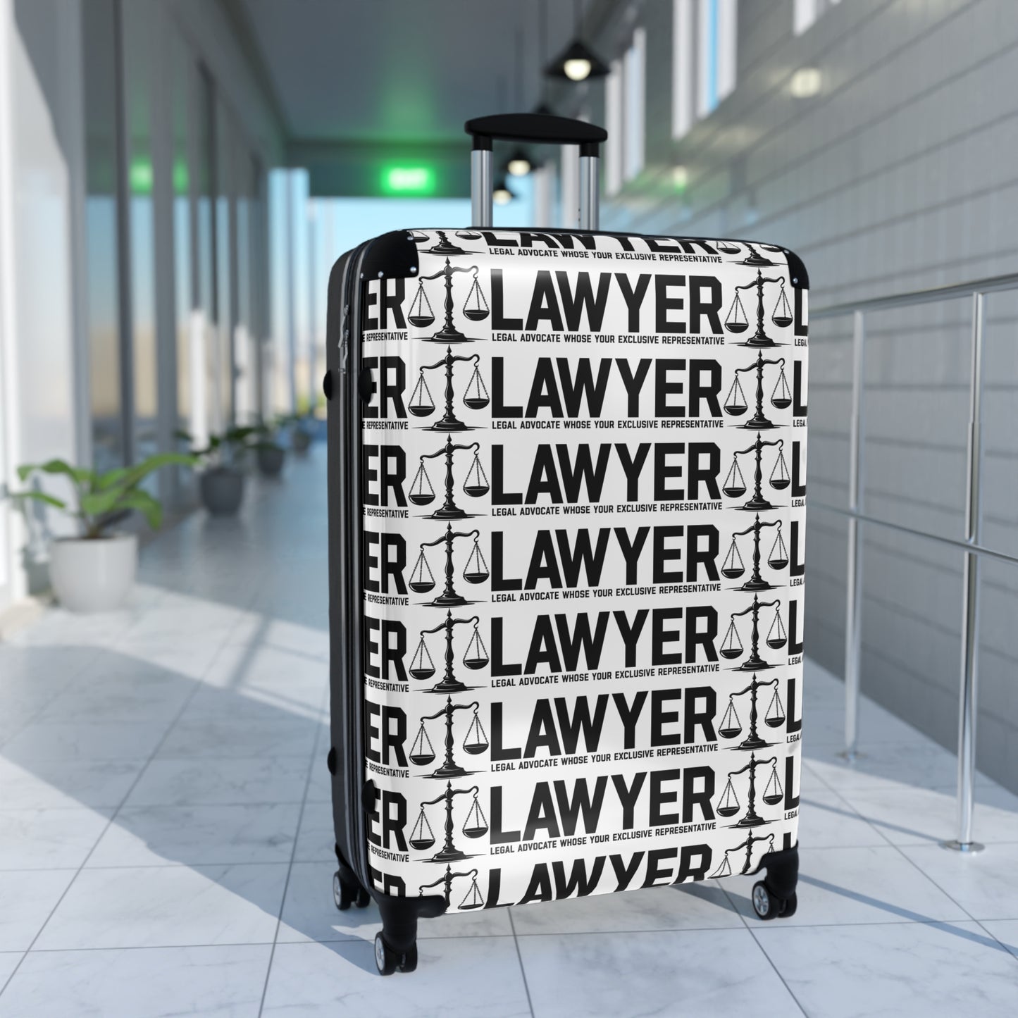 Lawyer Luggage Bag, Legal Professional Travel Case, Vacation Suitcase, Gift for Attorneys, Business Trip Bag