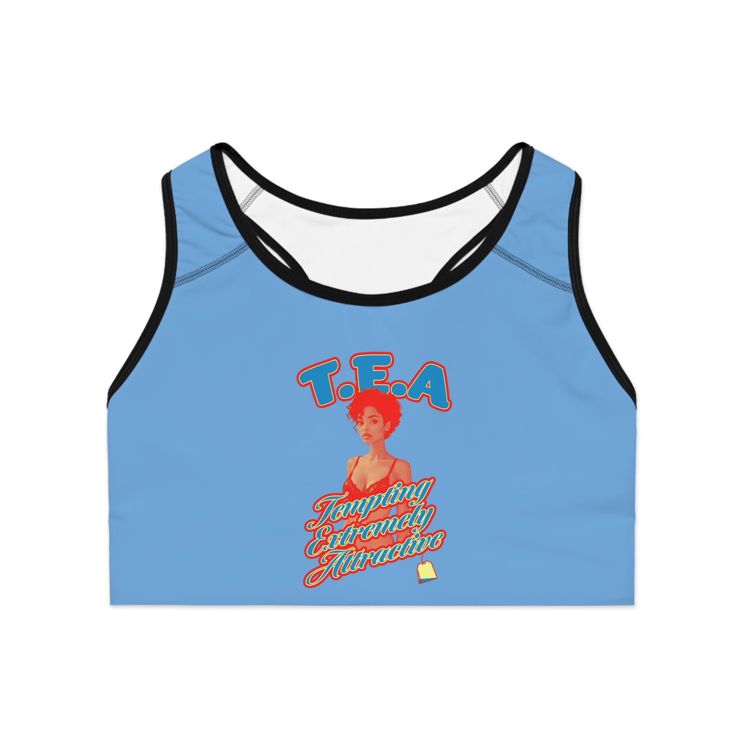 Body T.E.A. Empowering Sports Bra: Fitness, Workout, Activewear, Yoga, Gift for Her, Casual Style