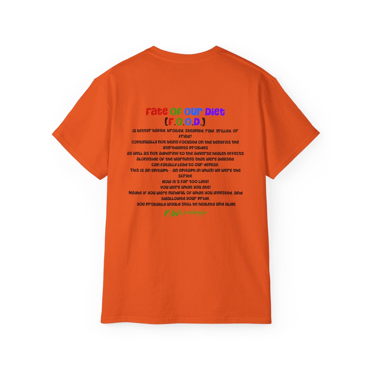 F.O.O.D.I.E. (Fascinating Obsessive Desires Involving Eating) Ultra Cotton Tee - Celebrate Culinary Passion