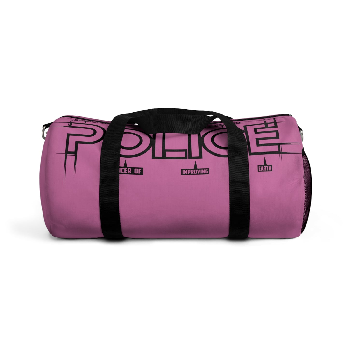 P.O.L.I.C.E. Duffel Bag with poem - Gym, Travel, Sports, Weekend Getaway, Back to School