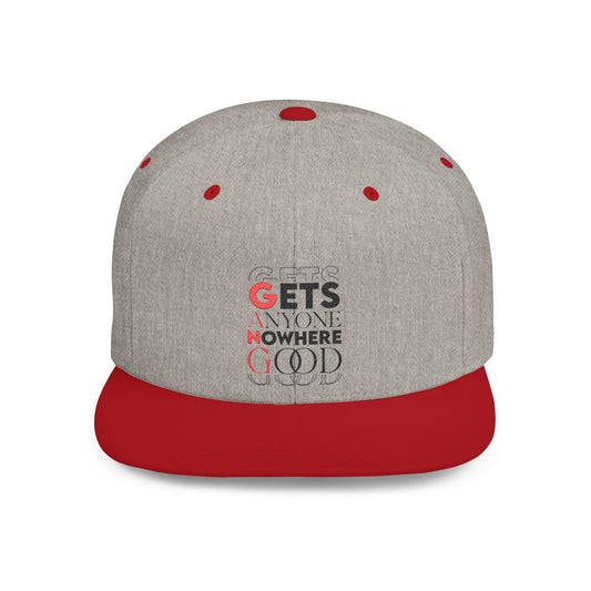 G.A.N.G. Flat Bill Snapback Hat - Stylish and Bold Statement Cap, Street Style