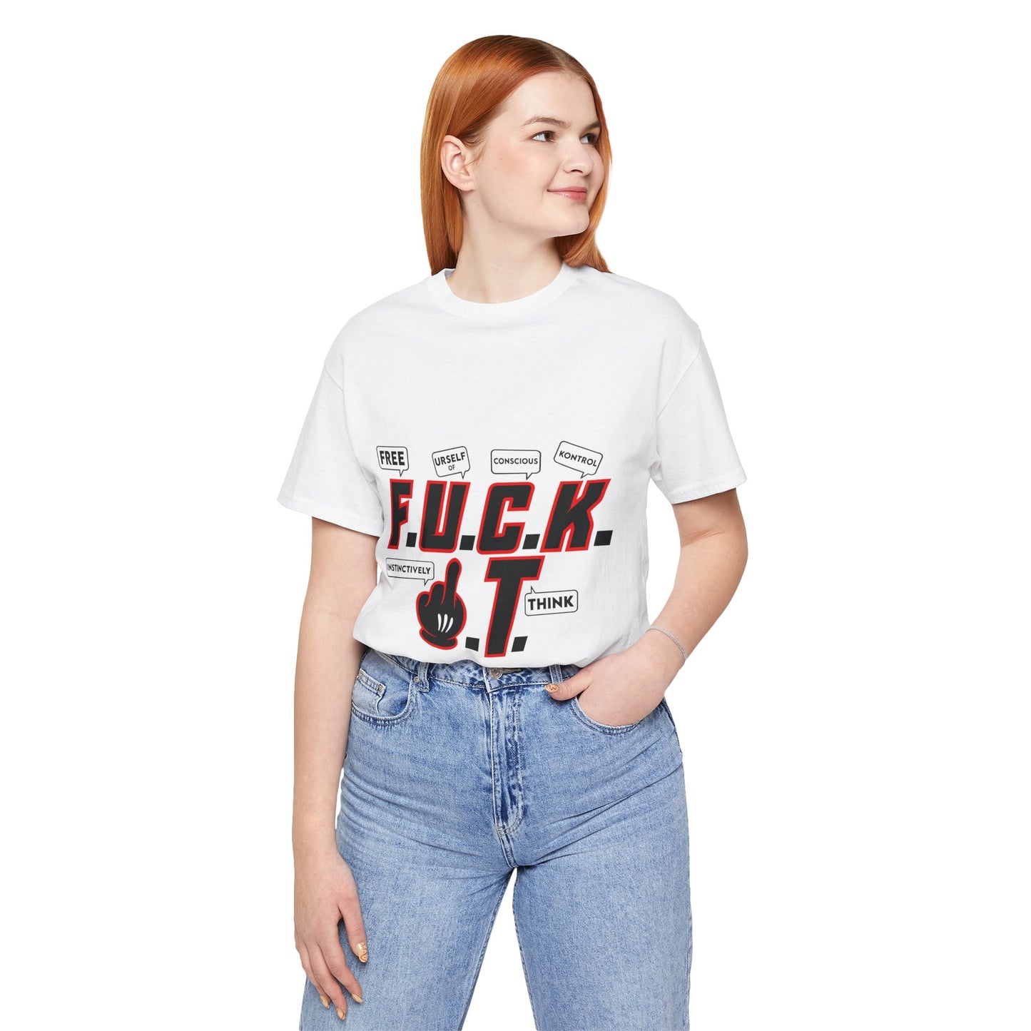 Bold Statement Unisex Tee: 'F.U.C.K. I.T' Graphic Shirt