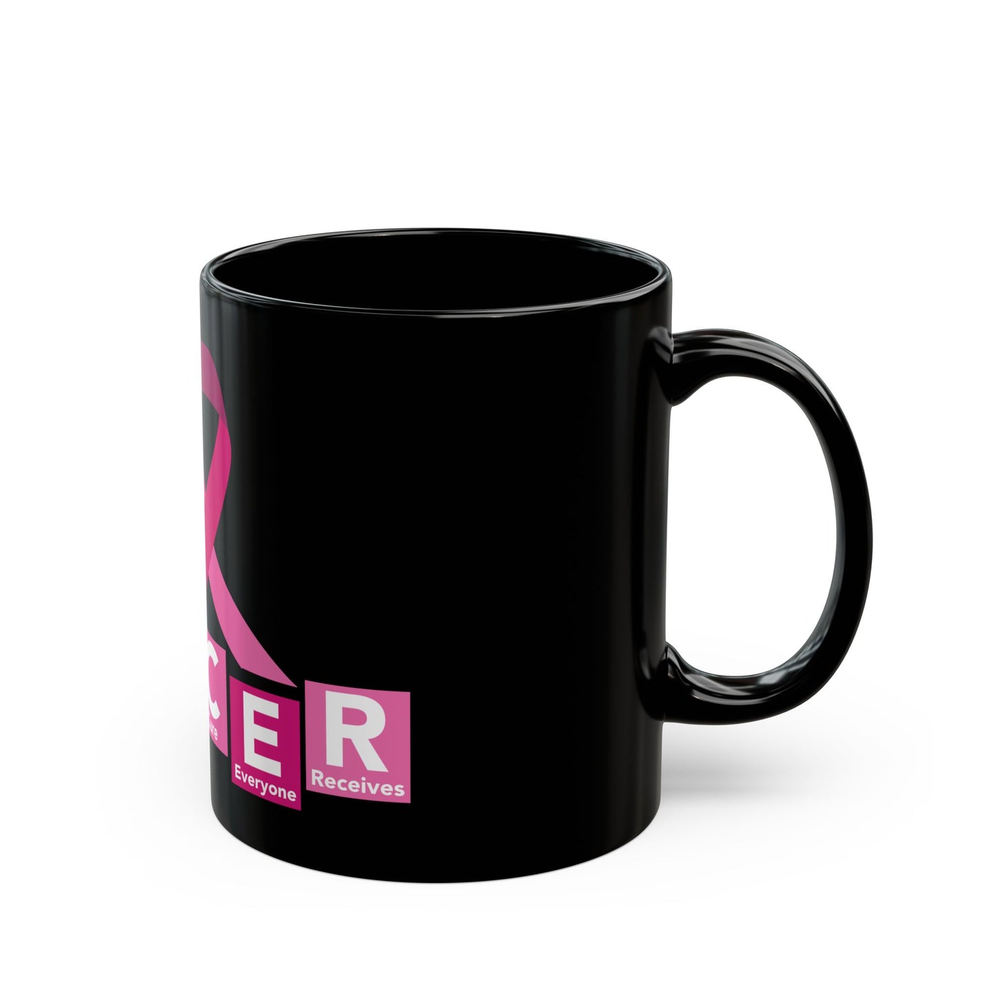 C.A.N.C.E.R. (Create A New Cure Everyone Receives) Awareness Mug, Pink Ribbon Support Cup, Gift for Cancer Warriors, Inspirational Coffee Mug, October Awareness Gift