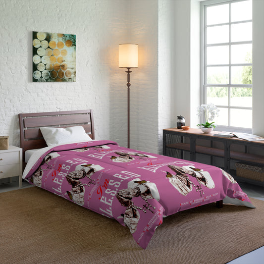 Blessed Comforter - Cozy Bedding for Faithful Souls, Perfect for Gifts, Spiritual Decor, Home Relaxation, Inspirational Room