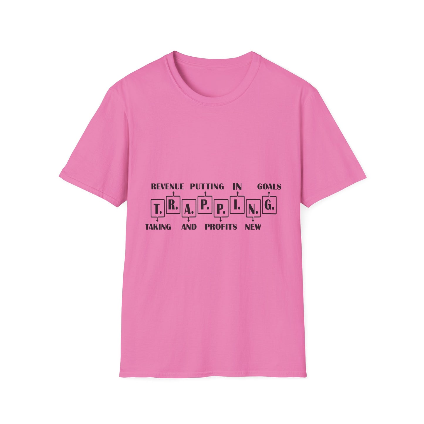 Trapping Goals Unisex Softstyle T-Shirt - Motivational Graphic Tee for Entrepreneurs