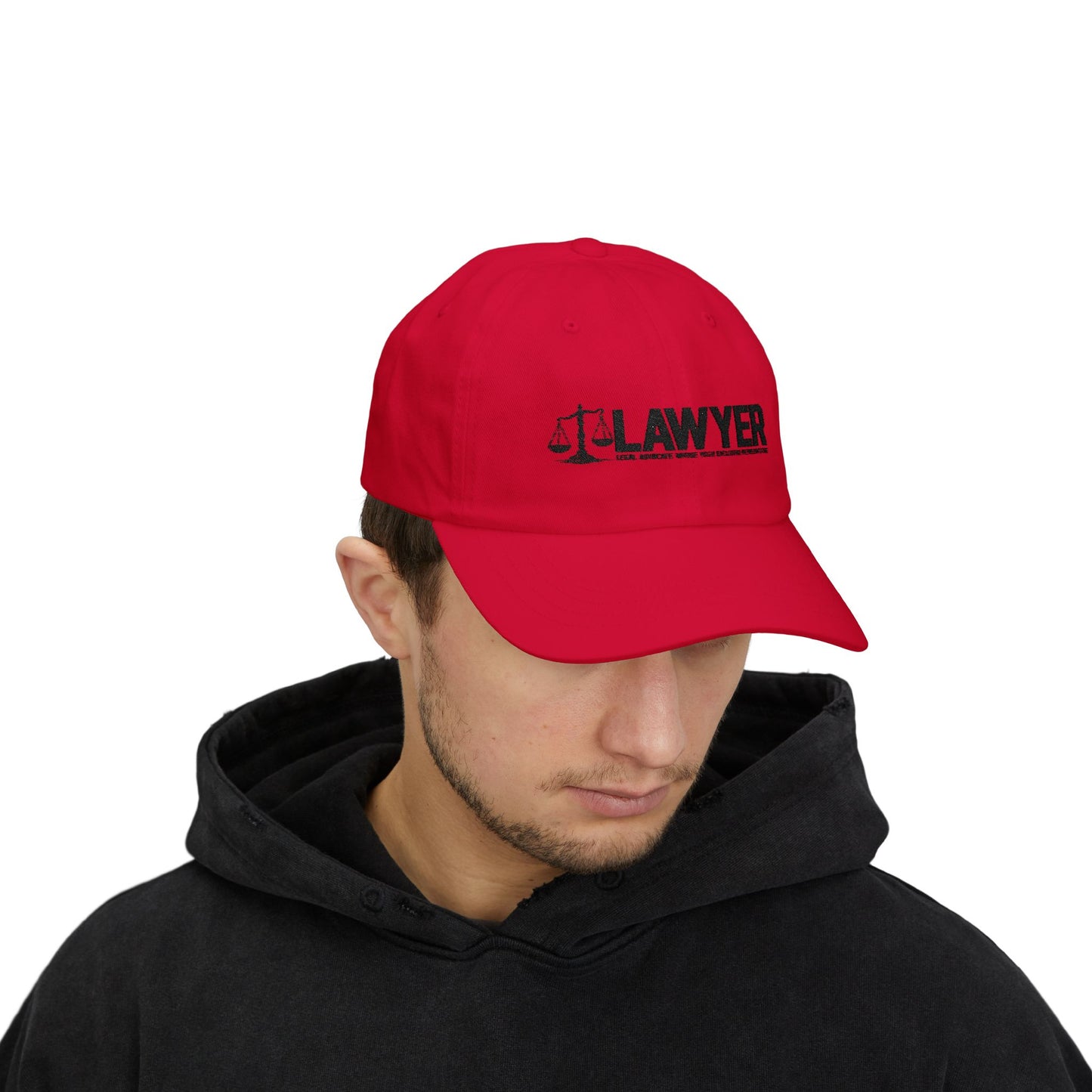L.A.W.Y.E.R. Classic Dad Cap | Adjustable Hat for Legal Professionals | Gift for Lawyers, Law Students, Graduation, Father’s Day
