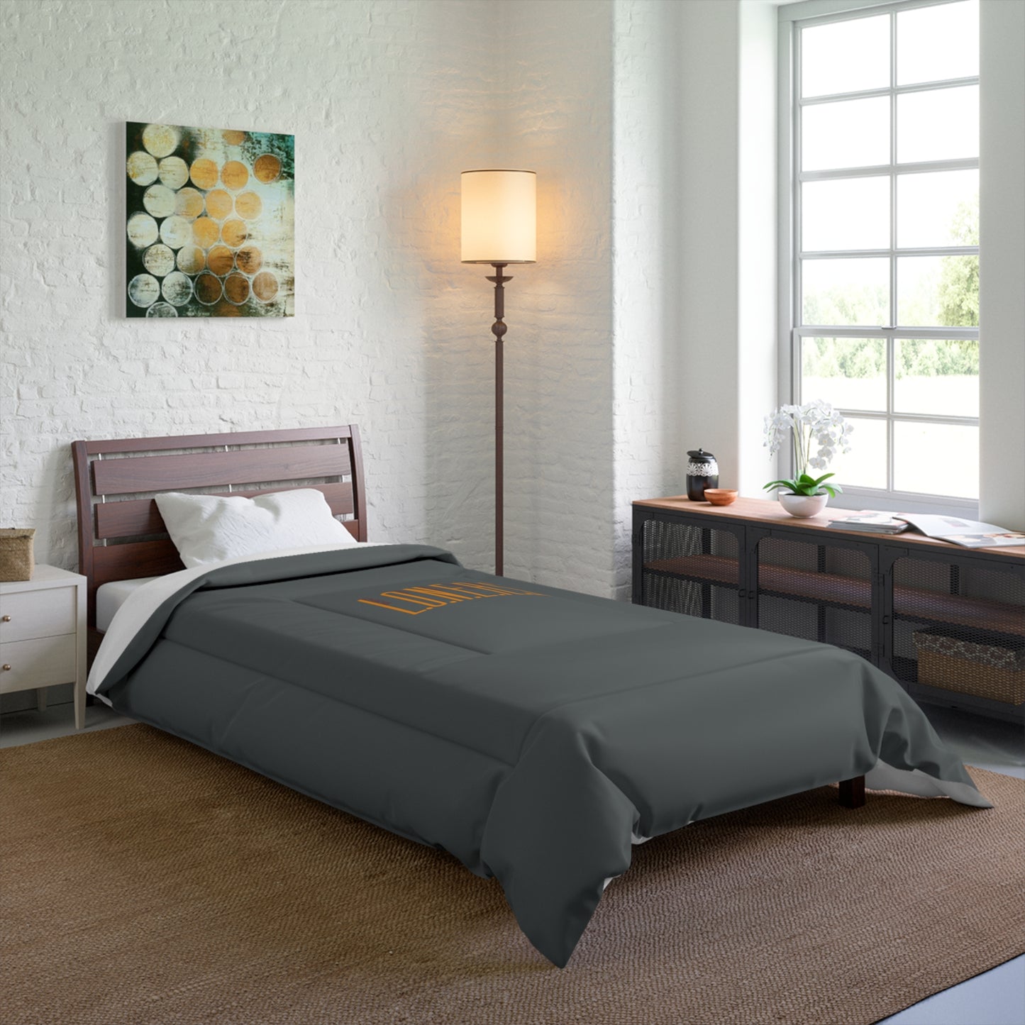 L.O.N.E.R.S. Comforter - Cozy Bedding for Introverts, Perfect for Home Decor, Gift for College Students, Year-Round Use