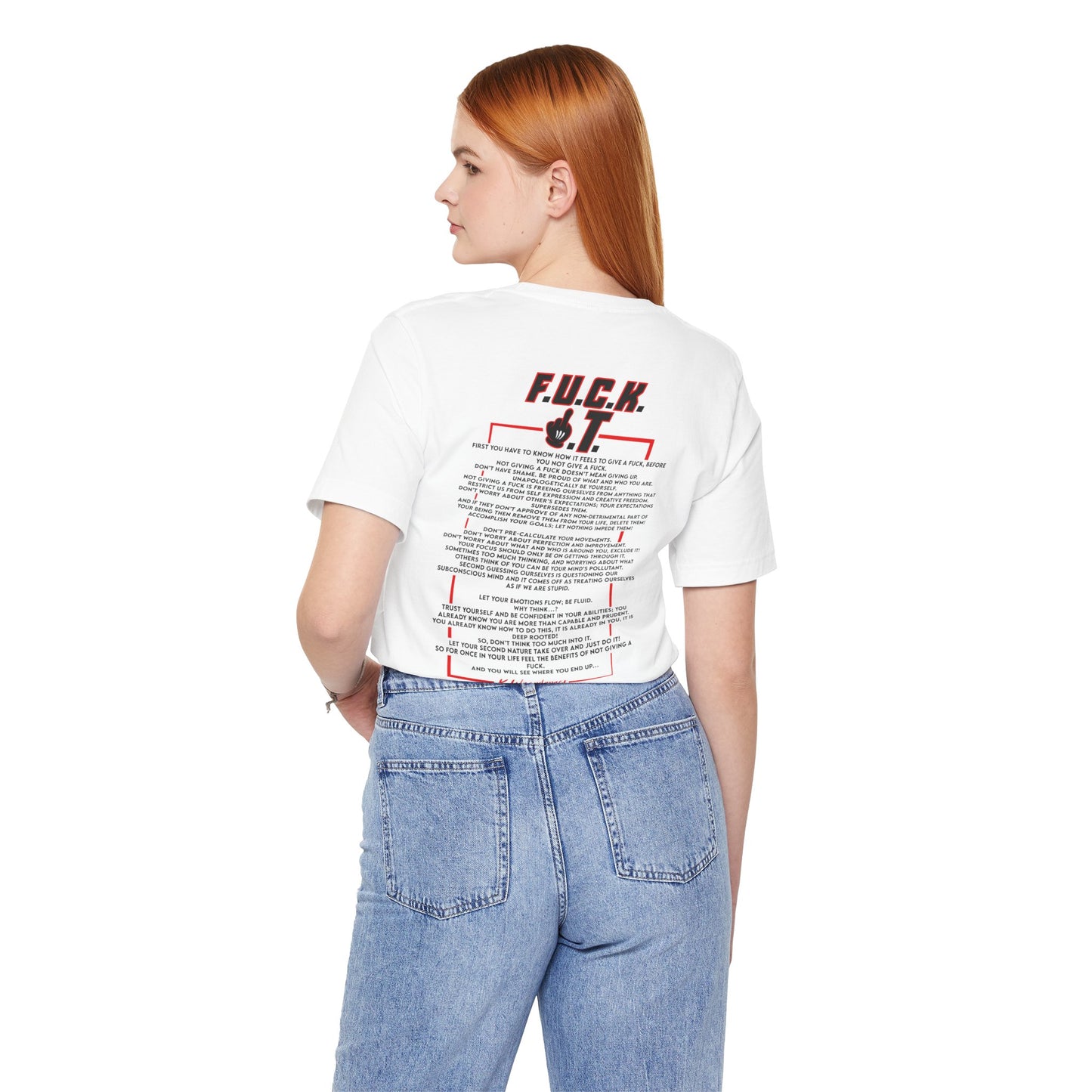 Bold Statement Unisex Tee: 'F.U.C.K. I.T' Graphic Shirt